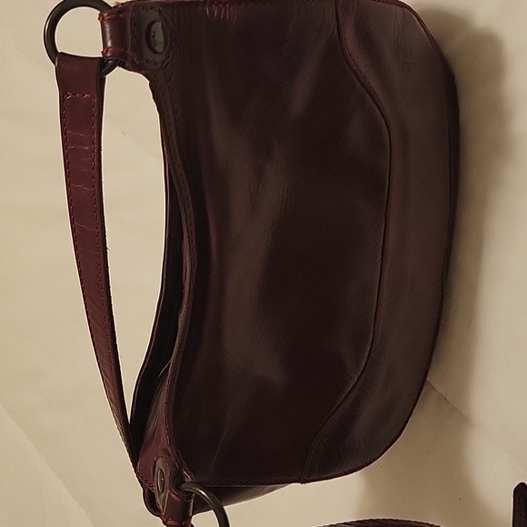 Vintage FRYE Melissa Wine Saddle Bag - Picture 3 of 15